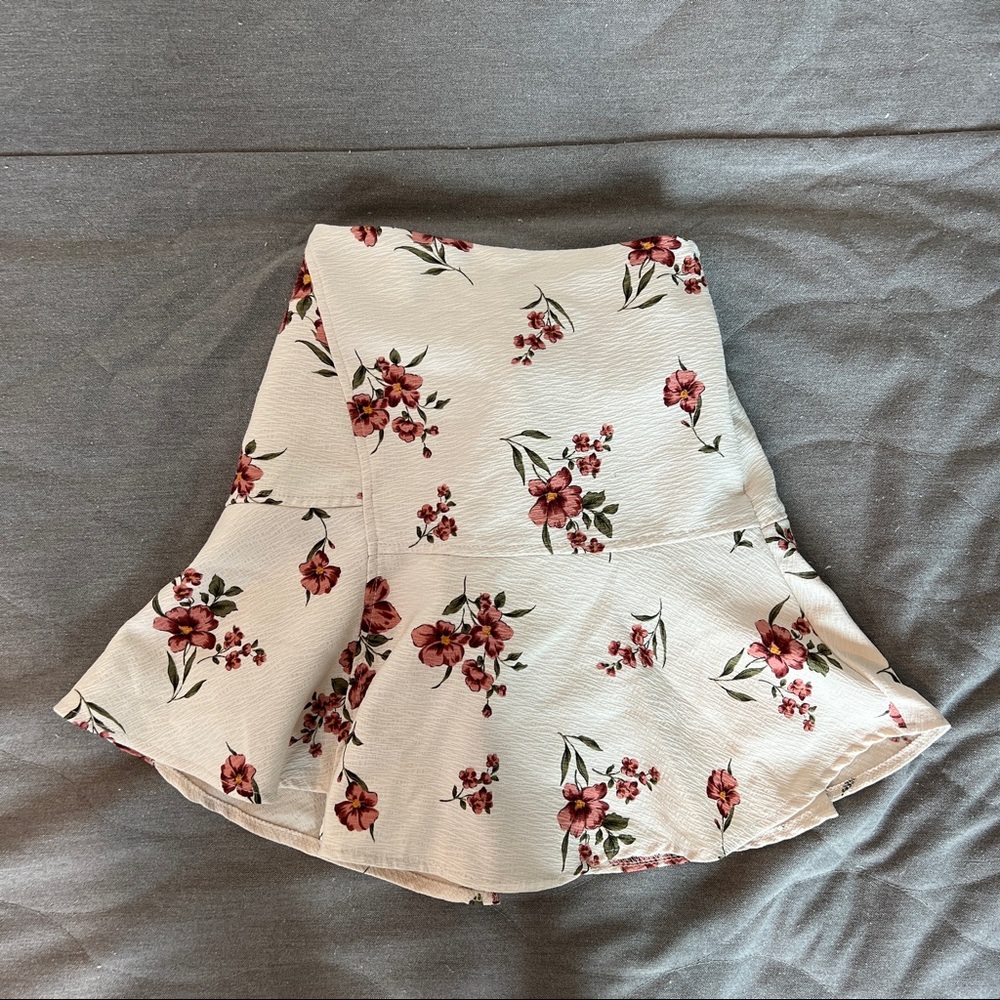 MyFiona floral asymmetrical a-line skirt